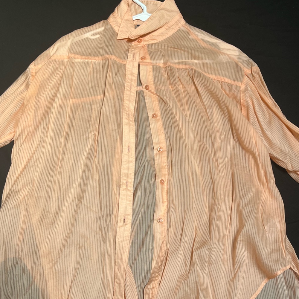 Peach blouse